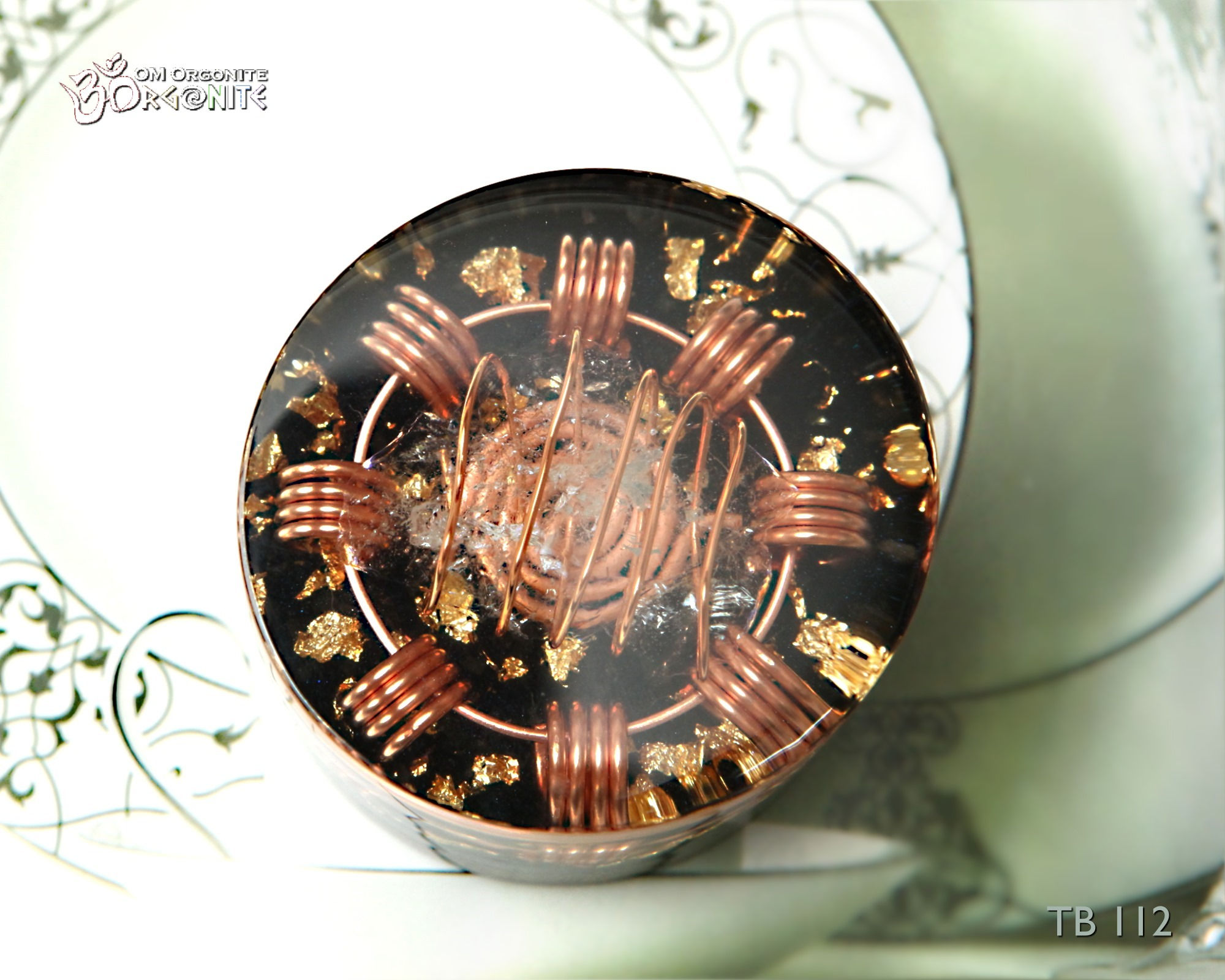 Two-sided Azeztulite & Ankh Orgonite Tower Buster