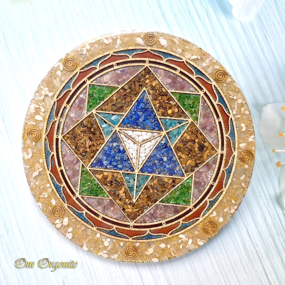 Thumbnail: Merkaba Orgonite Charging Plate