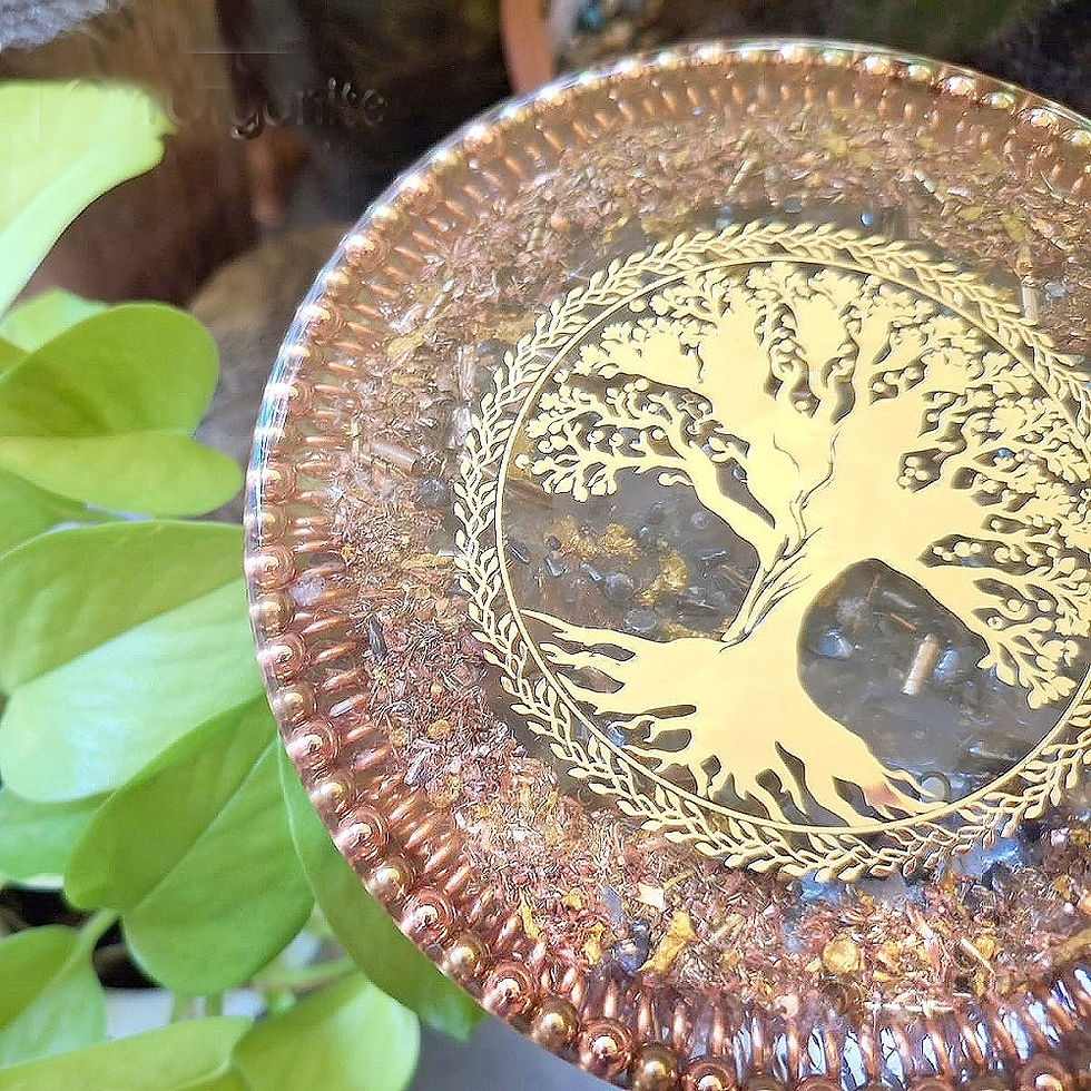 Thumbnail: Tree of Life and Tibetan Dorje Orgonite Charging Plate