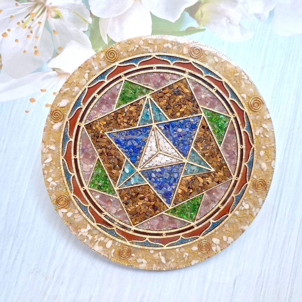 Thumbnail: Merkaba Orgonite Charging Plate