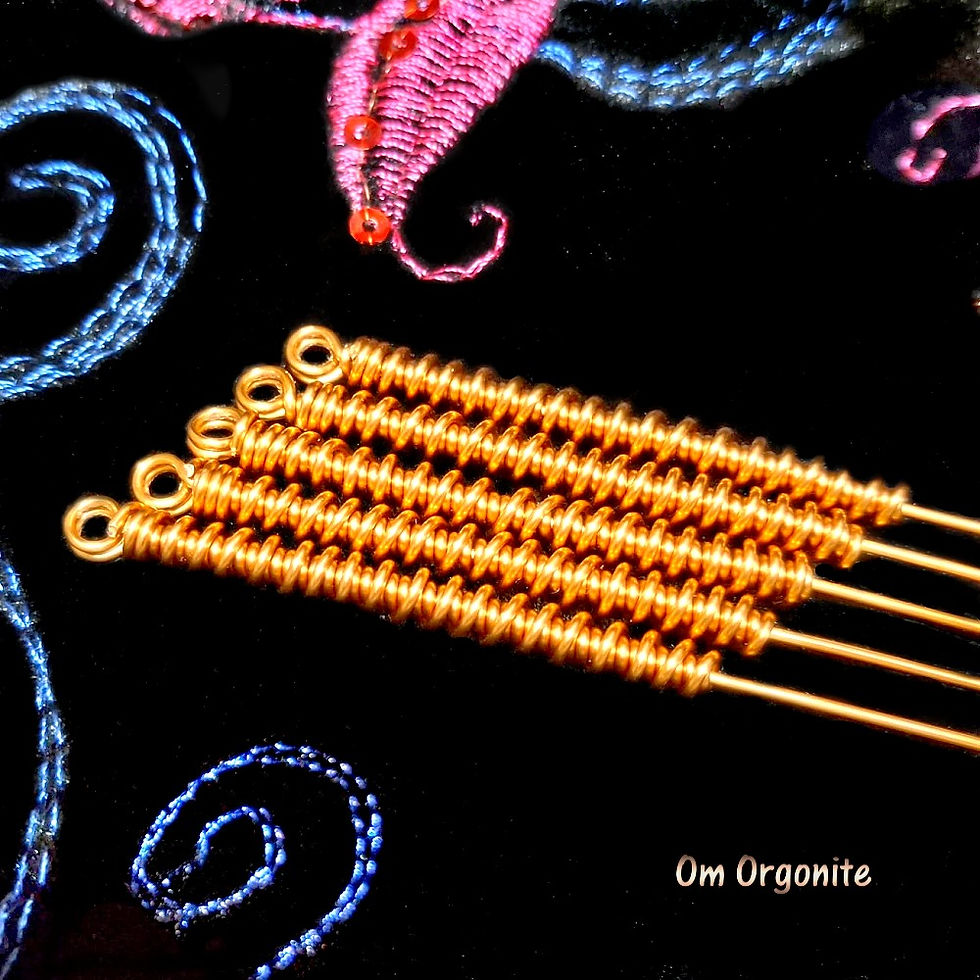 Thumbnail: Copper Wrapped Rods (Thin) - 4 Pieces