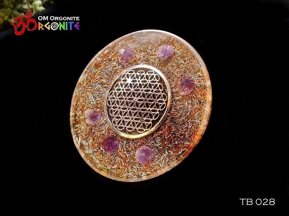 Thumbnail: Orgonite Tower Buster / The Eye of Horus / The Flower of Life / Amethyst