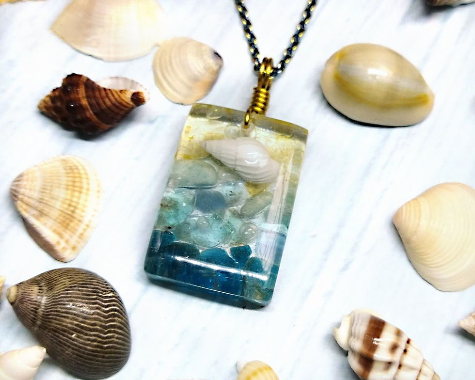 Thumbnail: Ocean Vibes Crystal Necklace