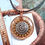 Thumbnail: Om Necklace with Copper and Azeztulite Quartz