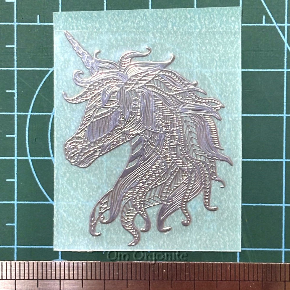 Thumbnail: Unicorn Totem Metal Sticker (3 Pieces)