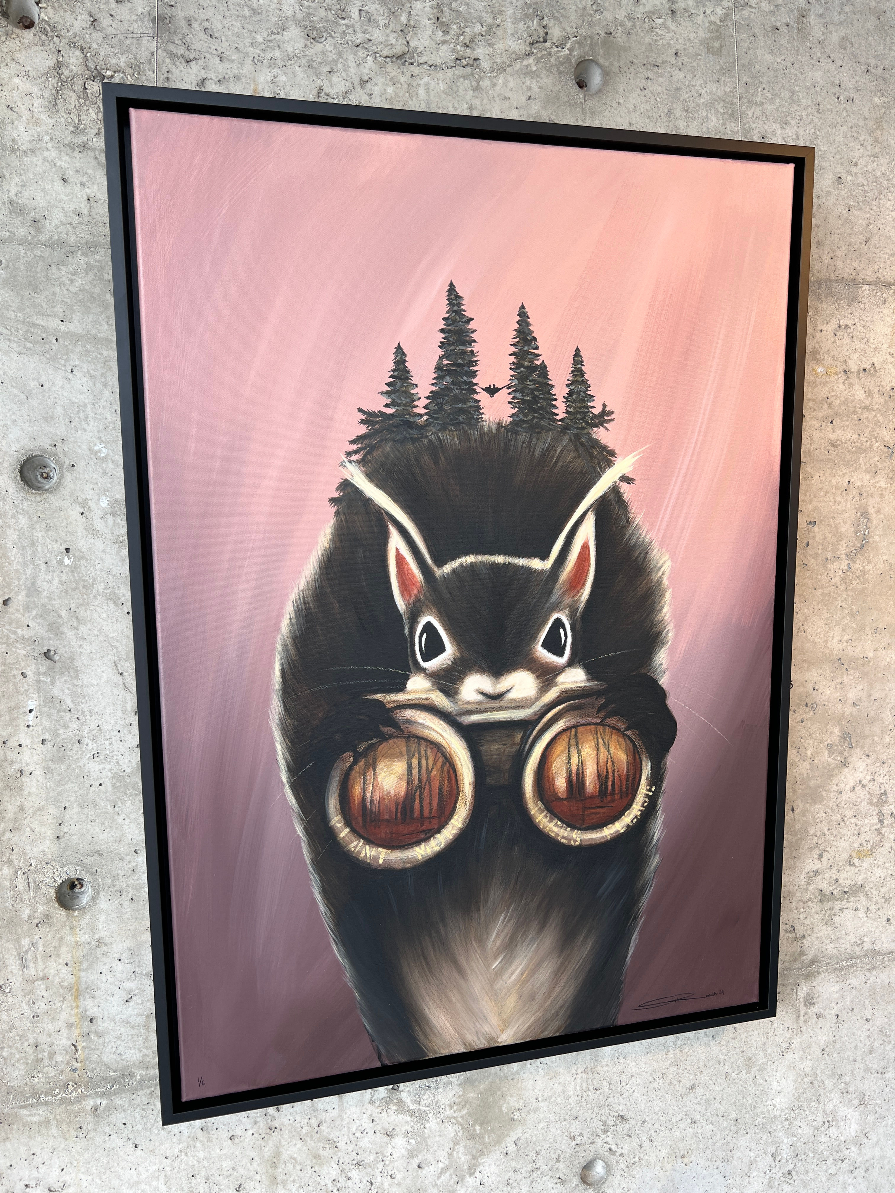 Plant more trees - original på lerret