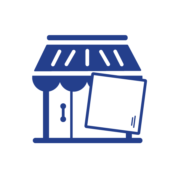 Icon of shopfront windows