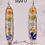 Thumbnail: Spring Mix Long Irregular Rectangle Earrings