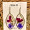 Thumbnail: XL Statement Flower Earrings 