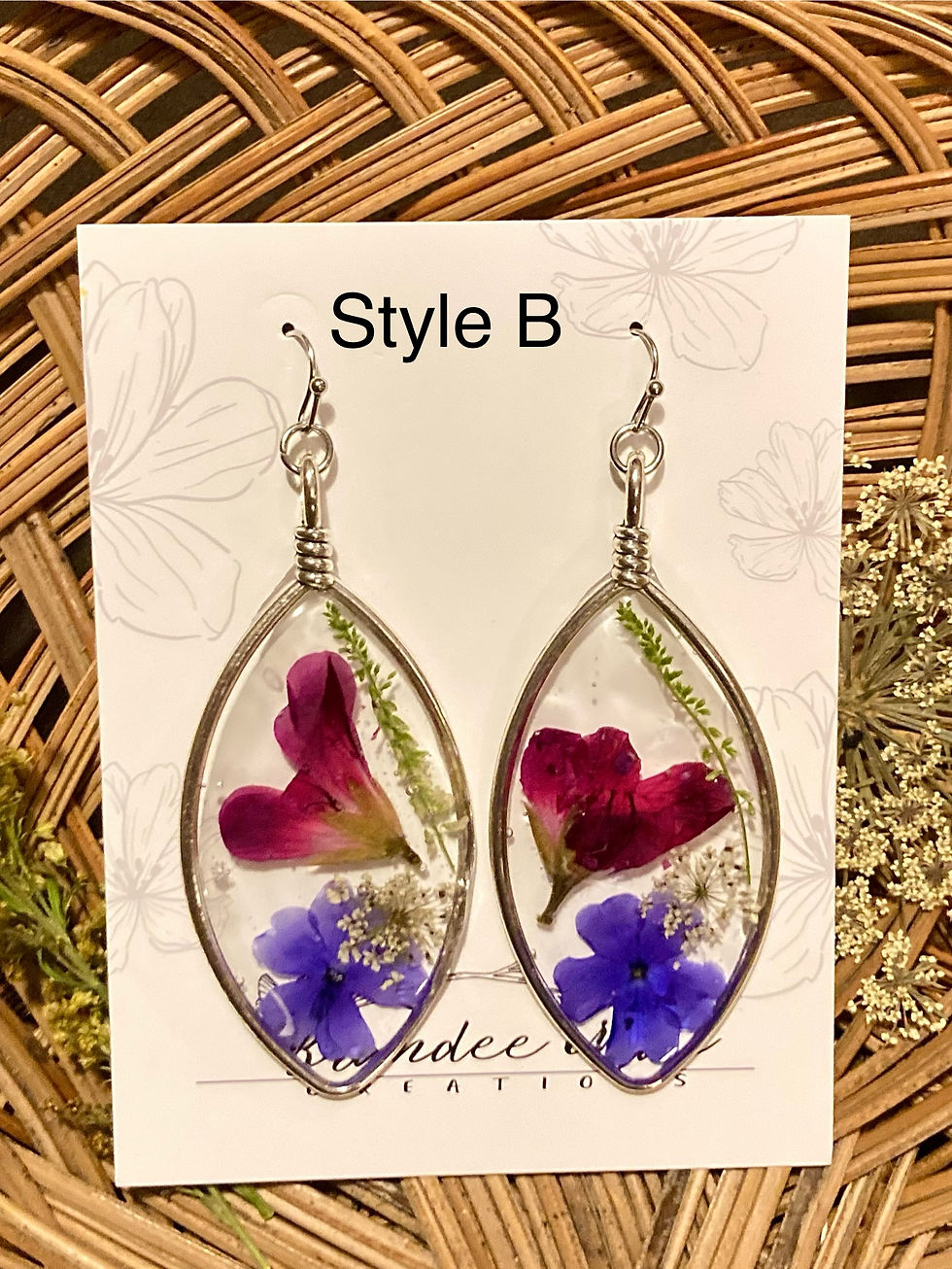 Thumbnail: XL Statement Flower Earrings 