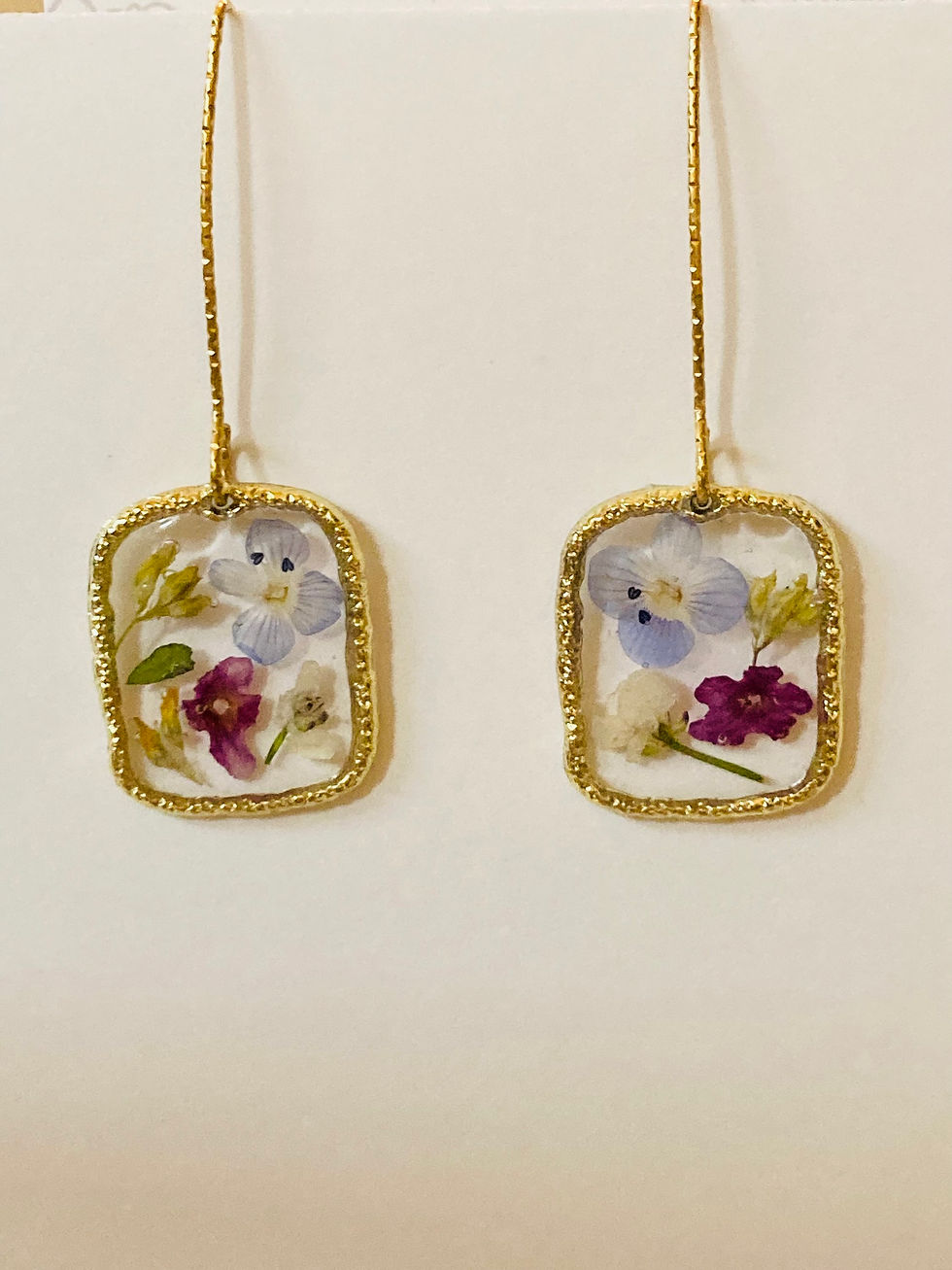 Thumbnail: Spring Mix Small Irregular Square Earrings