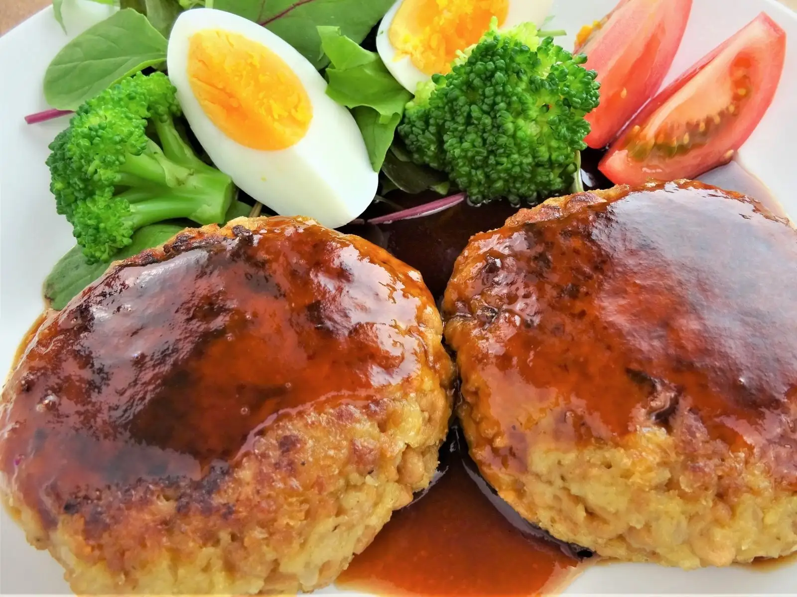 大豆ミートを使ったハンバーグ.webp