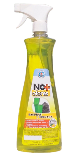 NO+OLORES Basuras y drenajes, Naranjo floreado