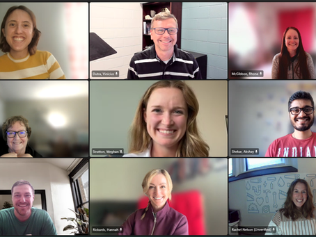 a screenshot of the MBA candidates and several staff members with Home Repairs for Good