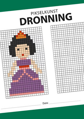 Match Bildet Pikselkunst Dronning