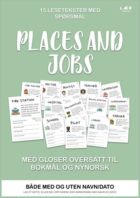 Places And Jobs Reading Comprehension English