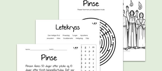 Pinse Arbeidsark Undervisningsopplegg Krle Barneskole
