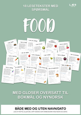 Food Reading Comprehension English
