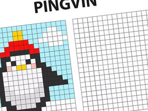 Match Bildet Pikselkunst Pingvin