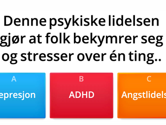 Psykisk helse quiz