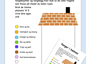 Farger i hjemmet Arbeidsark