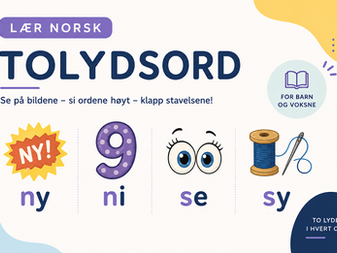 Tolydsord Øvingsoppgaver