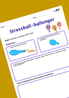 Stressball-ballonger