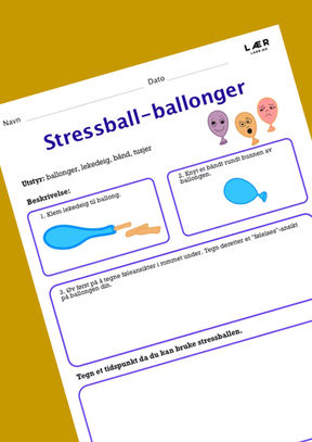 Stressball-ballonger