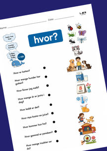 Spørreord - Hvor?