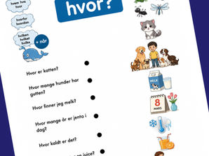 Spørreord - Hvor?