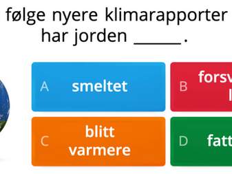Klimaendringer Quiz