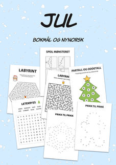 Diverse arbeidsark jul