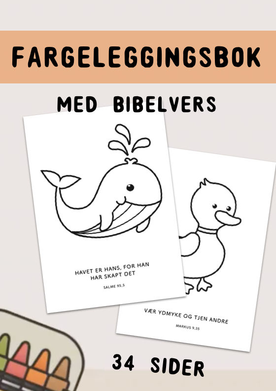 Fargeleggingsbok Med Bibelvers