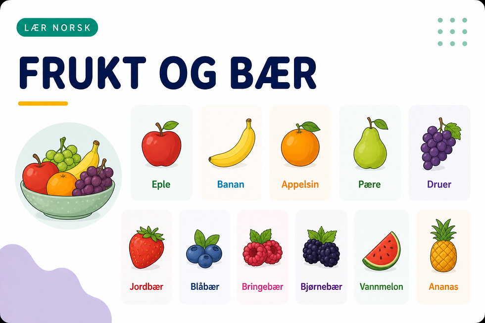 Frukt og bær