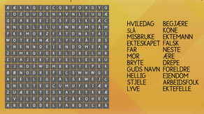 De ti bud - Letekryss