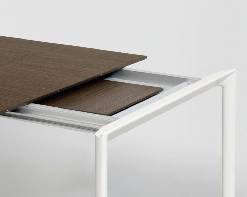 Kristalia Maki Rechthoekige verlengbare tafel met 10 mm volhouten blad