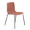 Thumbnail: Stapelbare Arper Aava stoelen met kunststof zit en metalen onderstel