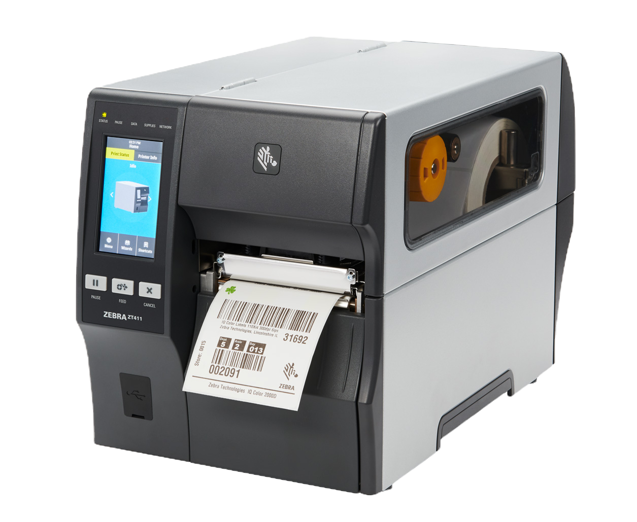Zebra ZT 411 300 DPI Modell mit Spender