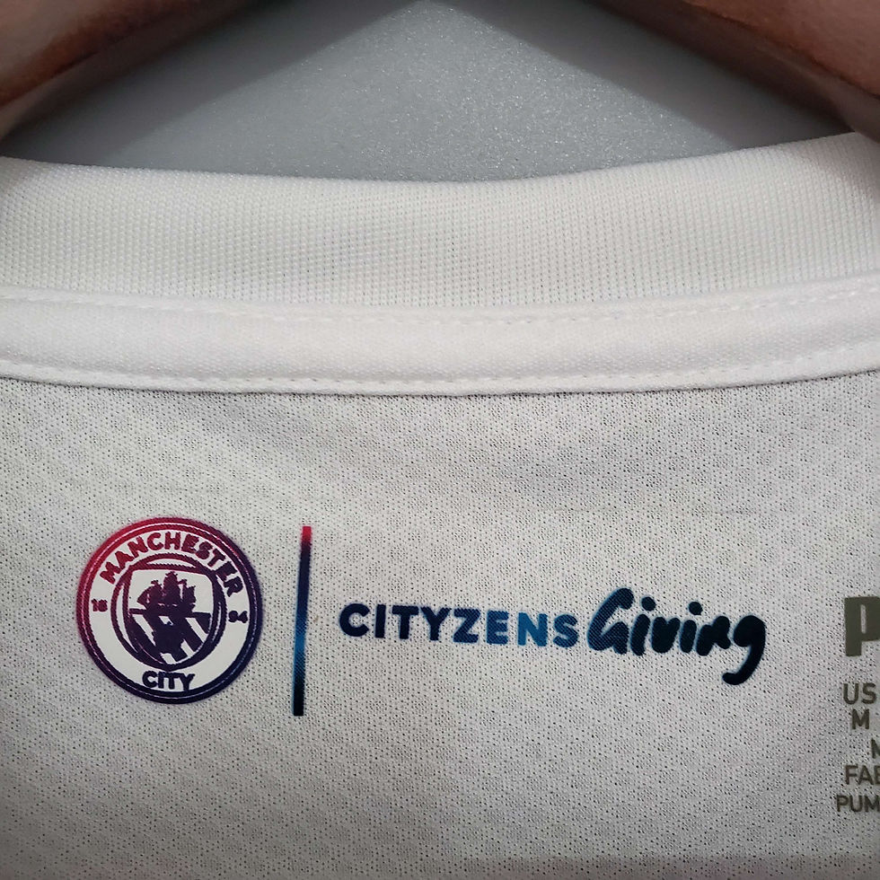 Miniatura: Camisa do Manchester City 21/22 🏴󠁧󠁢󠁥󠁮󠁧󠁿 Qualidade Tailandesa