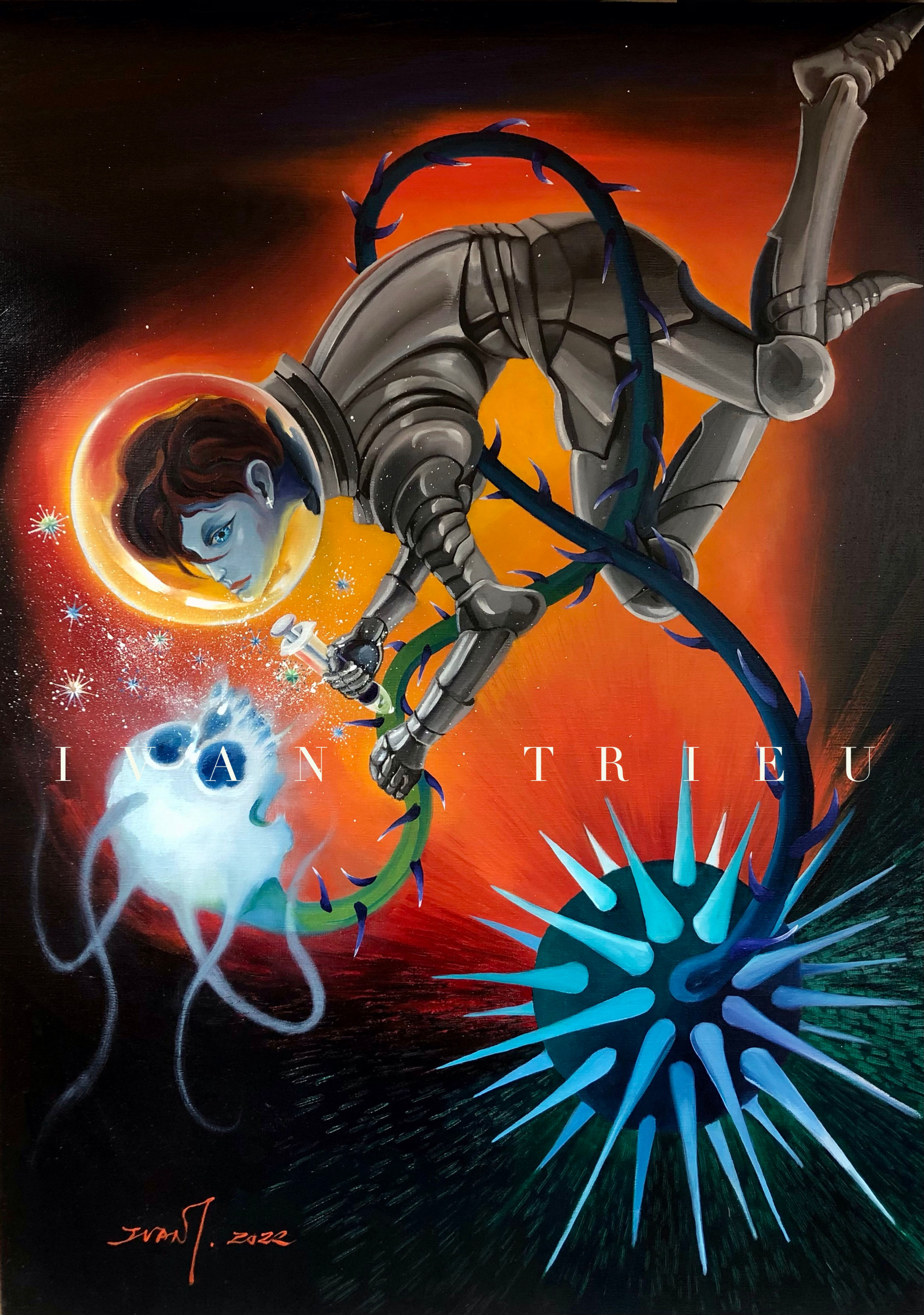 CoV19-M5 Giclée Print