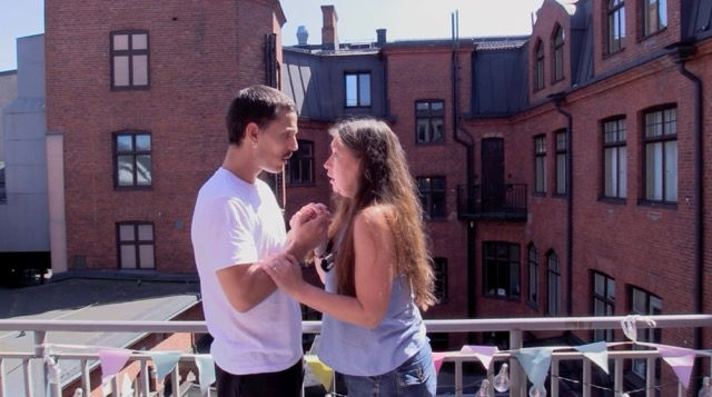 Skådespel på taket