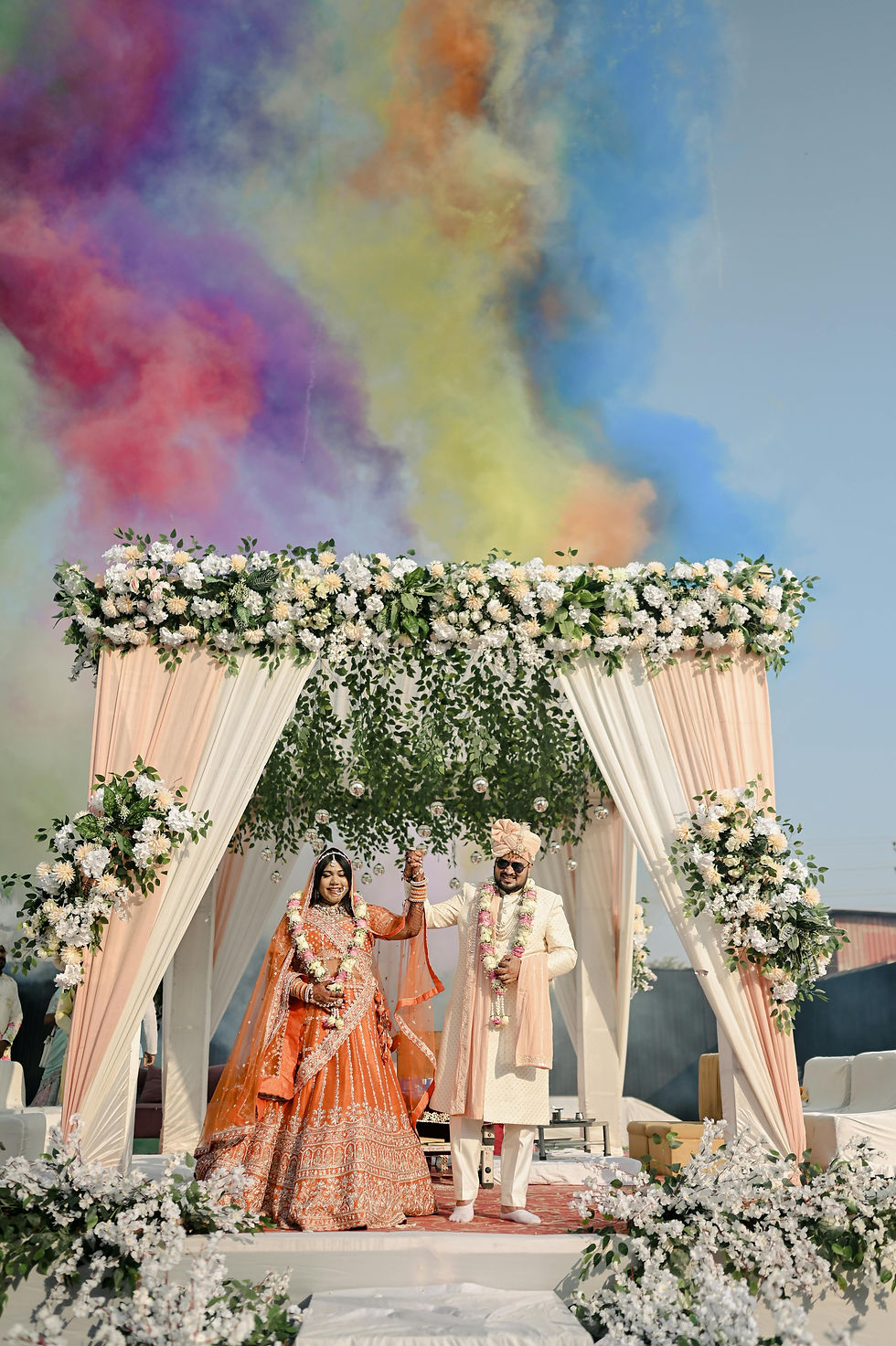 Sydney wedding venue decorated for Hindu ceremony