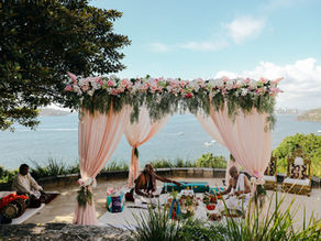 Stunning Mandap setup at Sargeants Mess venue for South Asian Wedding (hindu) ceremony