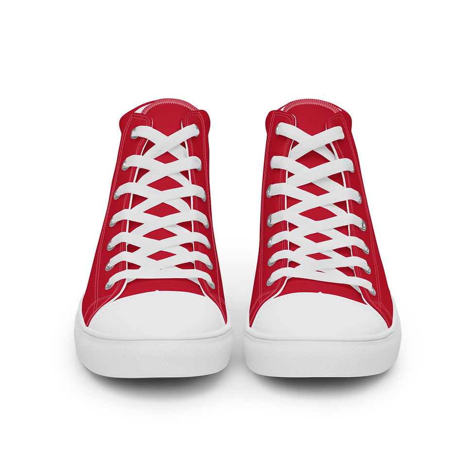 Thumbnail: I Am Success Women’s high top canvas shoes