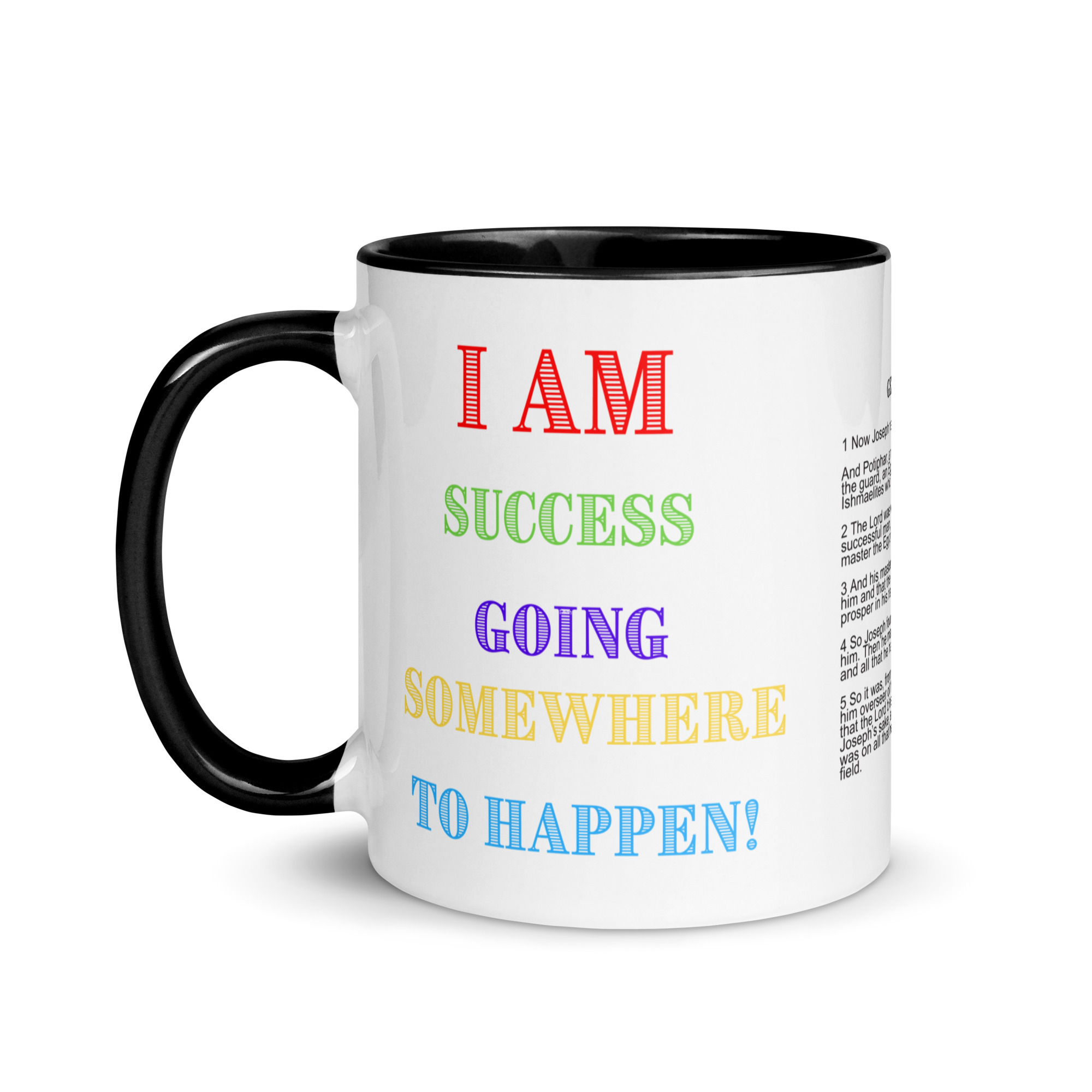 I Am Success Mug with Color Inside