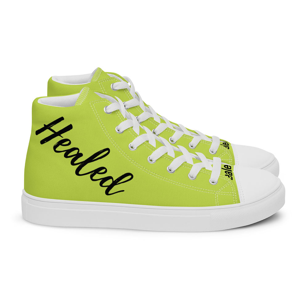 Thumbnail: Healed Women’s high top canvas shoes
