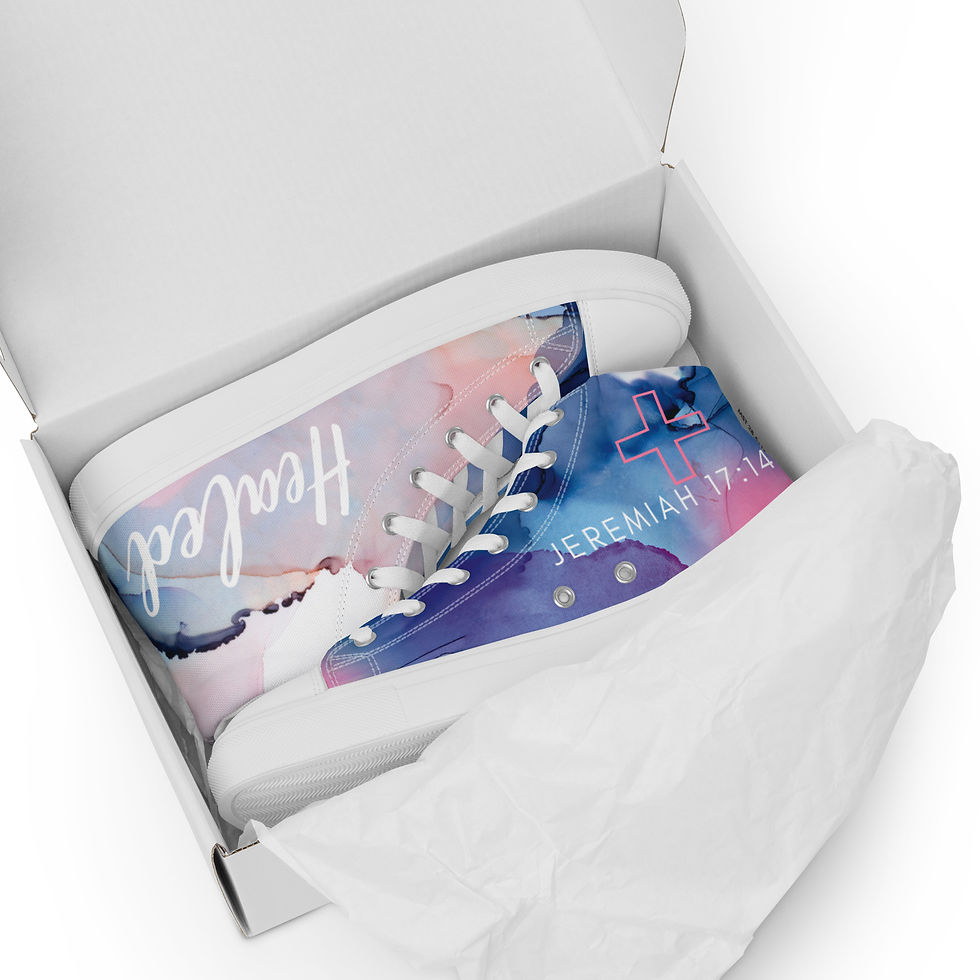 Thumbnail: Women’s high top canvas shoes