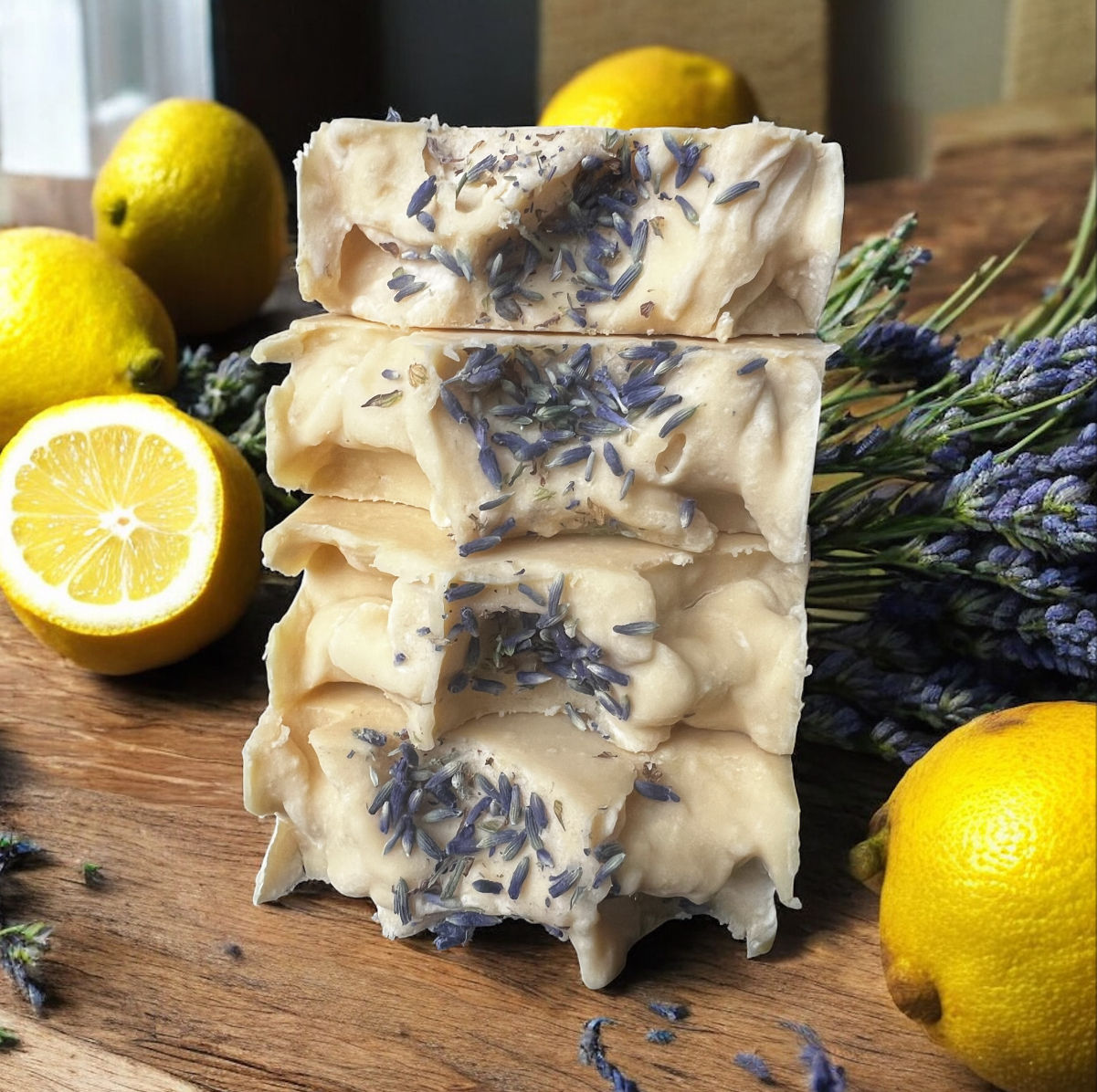 Lavender Lemonade 🍋 tallow goat milk soap