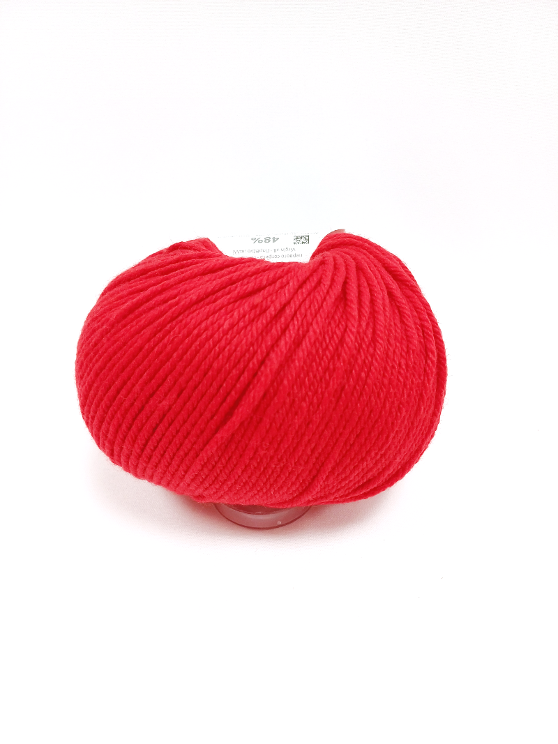 Miniature : Laine aran katia rouge