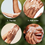 Thumbnail: *"Four-step powdered face wash routine: 1. Tap container 2. Add water 3. Lather 4. Cleanse."*

